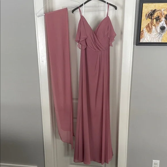 Watters Morganite Bridesmaid Dress - Picture 4 of 11